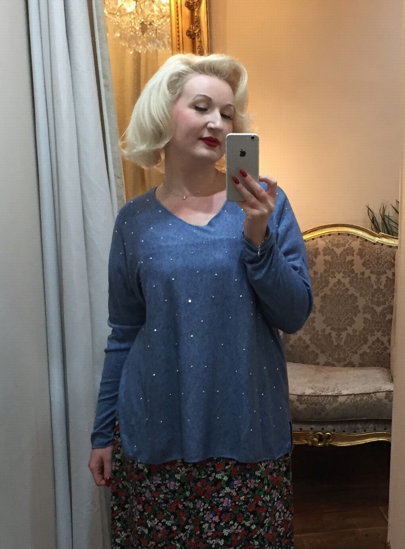 Sparkle Knit Blue