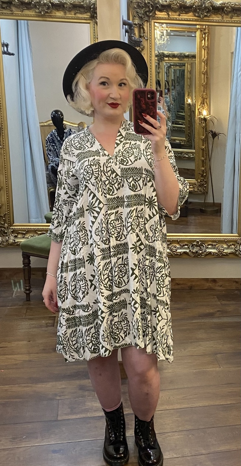 MZ Tunic Dress Khaki