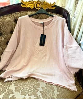 H Sweatshirt Pale pink