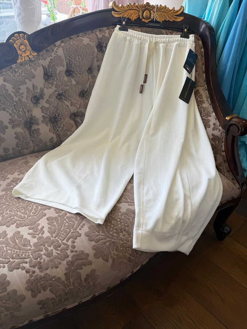 Wide leg Jogger Pale Cream