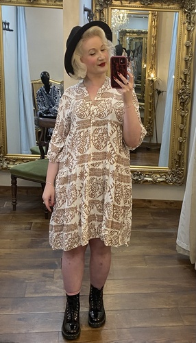 MZ Tunic Dress Beige