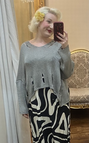 Layering Knit In Dark Grey