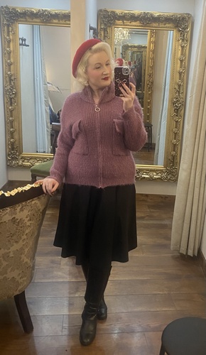 ND Zip Knit Dusty Pink