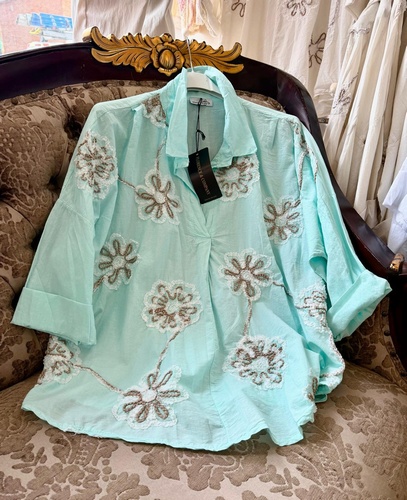 Daisy Shirt In Fresh Mint