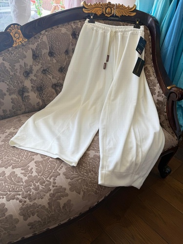 Wide leg Jogger Pale Cream