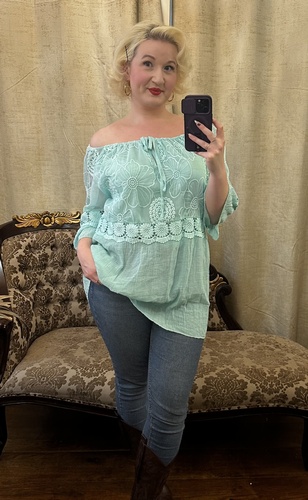 June Top Mint