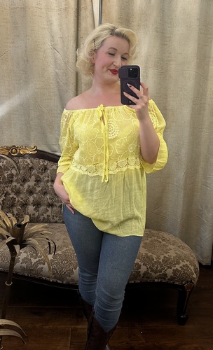June Top Yellow