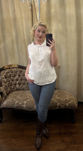 Cowl Top White