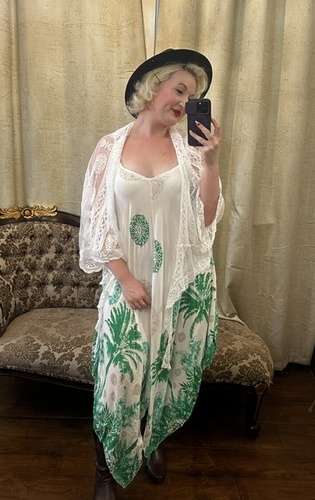 Nd Lace Shrug White