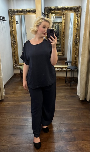 Co Ord Button Navy
